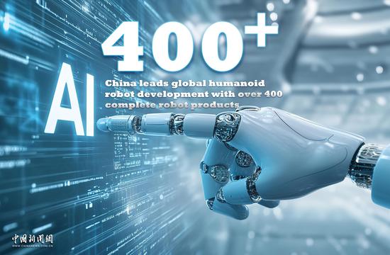 China leads global humanoid robot development with over 400 complete robot products