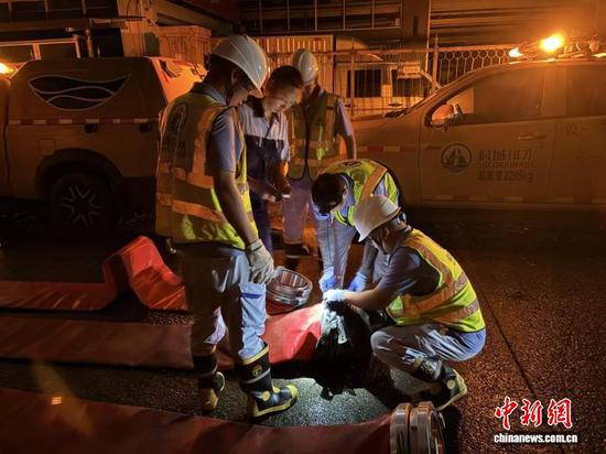 Guangzhou drainage team completes flood relief mission in Guangxi