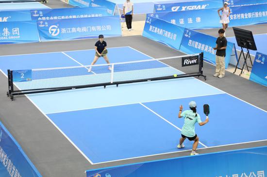 Pickleball makes debut at Sichuan Provincial Games as popularity surges