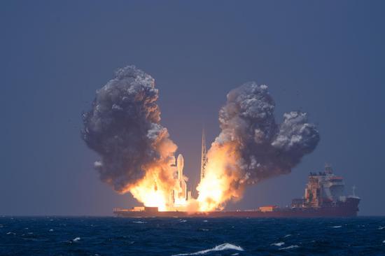 China launches Gravity-1 Y4 rocket, sending 9 satellites into orbit