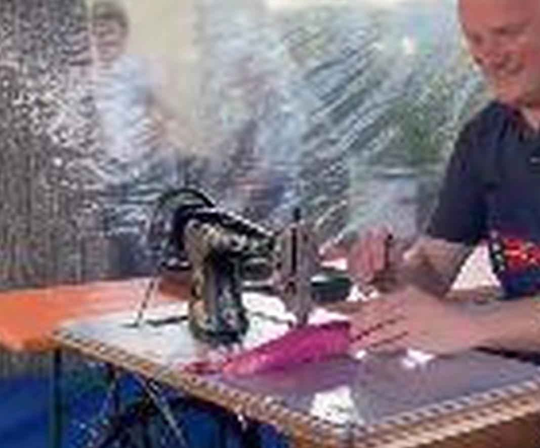 Chinese sewing machine finds new use in Germany