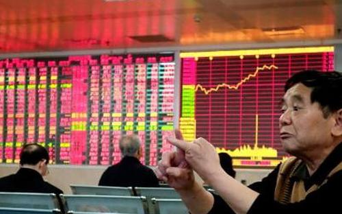 China stocks fall as trading volume hits three-month low