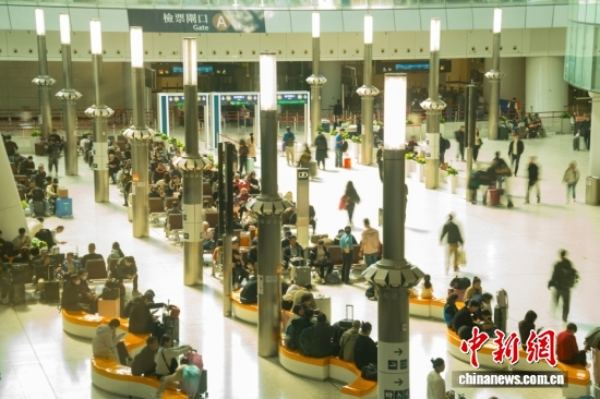 Photo shows the Hong Kong West Kowloon Station. (Photo: China News Service/Hou Yu)