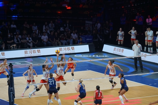 China defeats United States to reach VNL semis