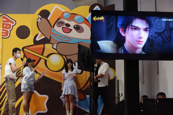The fourth Cross-Strait Animation Dubbing Competition is held during the 25th Comic Exhibition in Taipei on July 26, 2026. (Xinhua Photo)