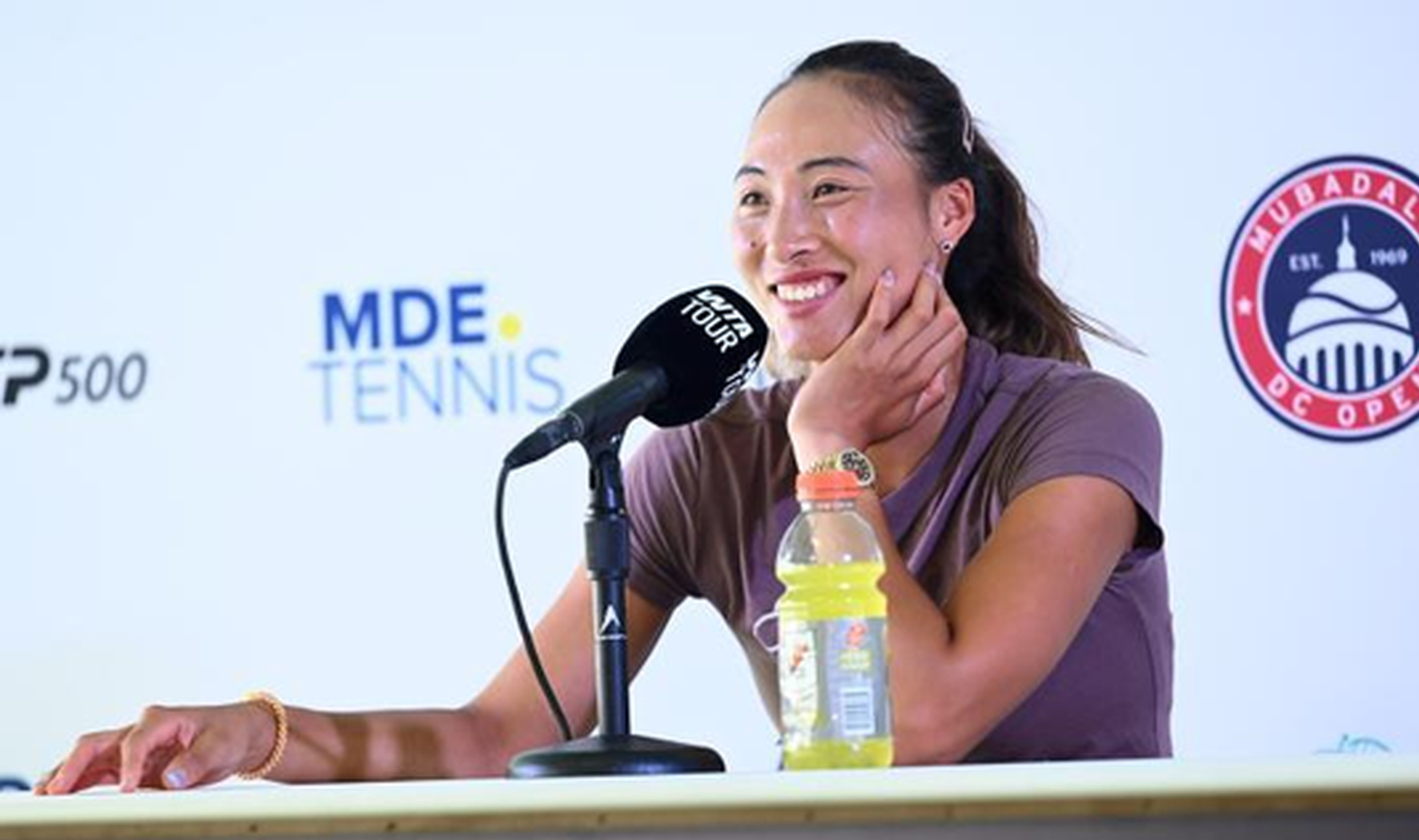 Chinese tennis star Zheng Qinwen seeks fresh start in Washington after injury-hit season