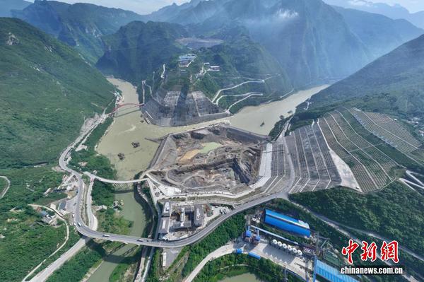 This photo taken on May 20, 2026 shows the Wujiang Baima Navigation and Hydropower Project under construction in Chongqing. (Photo: China News Service)