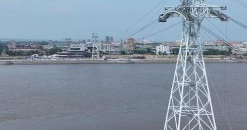 Main structure completed for first China-Russia cross-border cableway