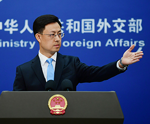 Foreign Ministry Spokesperson Guo Jiakun. (Photo from fmprc.gov.cn)