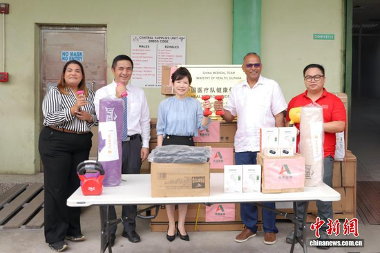 The Health Promotion Center established by the 21st Chinese Medical Team to Guyana is officially inaugurated at the Ministry of Health of Guyana on August 15, 2026. (Photo: Ministry of Health of Guyana)