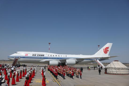 Chinese President Xi Jinping arrives in Kyrgyzstan for SCO summit, state visit
