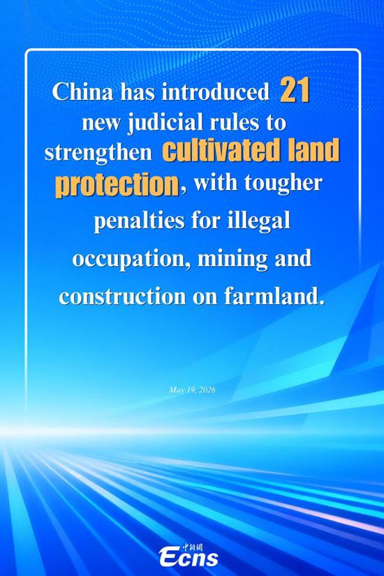 China strengthens legal protection of cultivated land