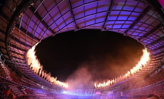 Opening ceremony of 20th Asian Games held in Nagoya, Japan