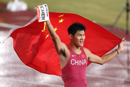 China's Chen Yuanjiang wins men's 110m hurdles in 13.15 at Asian Games