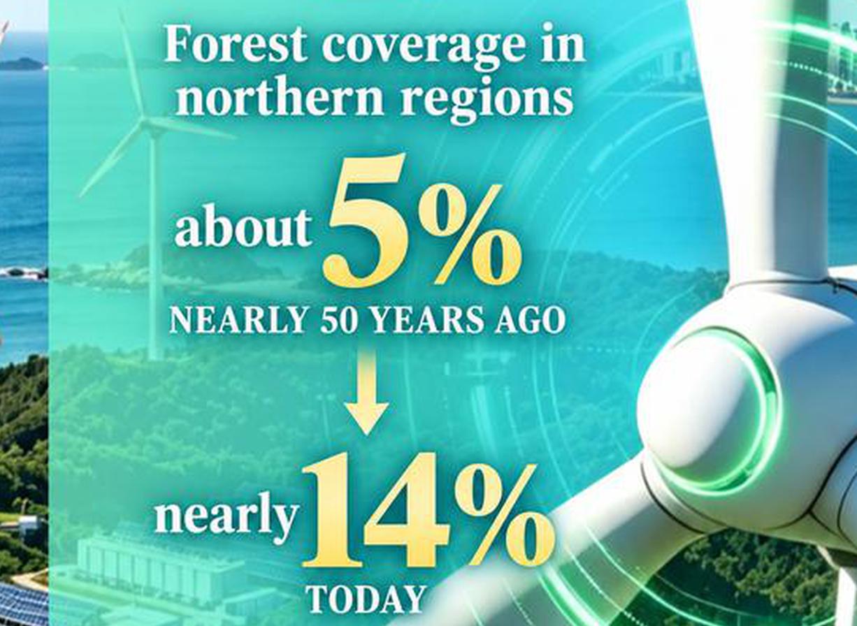 South Korean netizens praised China's Three-North Shelterbelt program