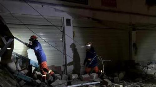 Western Theater Command Air Force deploys drone to survey earthquake-hit area in Xizang