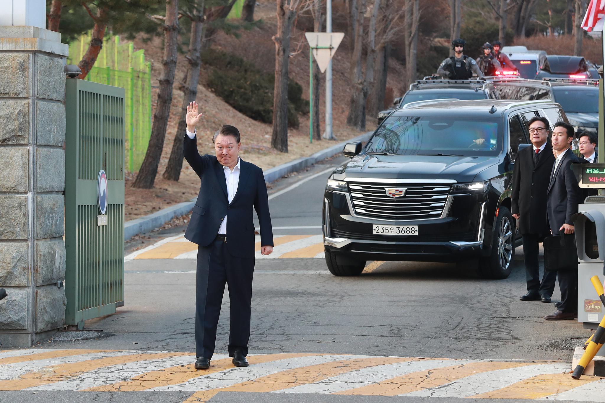 (资料图)韩国前总统尹锡悦。<a target='_blank' href='/'>中新社</a>发 韩国纽斯频通讯社 供图