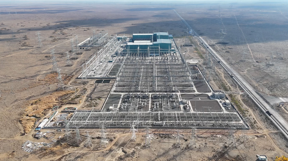 昌吉换流站航拍图。任世杰 摄 昌吉换流站航拍图。任世杰 摄