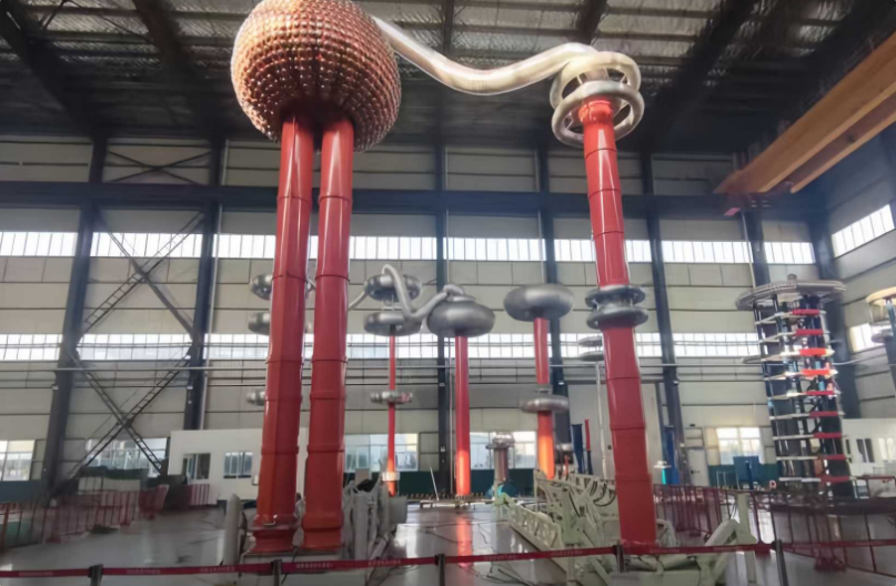 500kV~1300kV超特高压直流电压比例标准装置实拍。祈云飞 摄