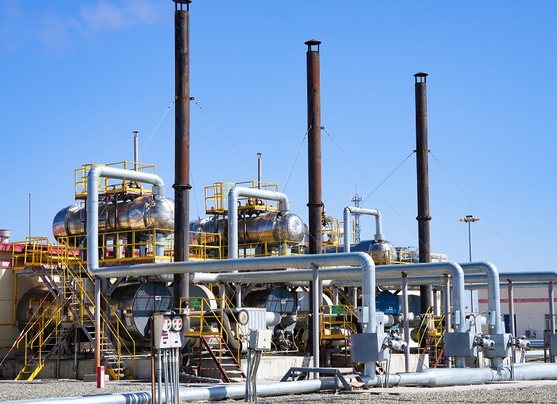 北三臺站加熱爐區(qū)全貌。張丹揚 攝