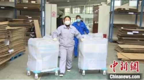 资料图:医用物资不断。 资料图:医用物资不断。