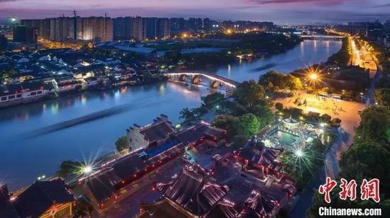  京杭大运河沿线风景。浙江省文化和旅游厅提供