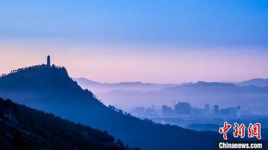 浙江台州的赤城山。　浙江省文化和旅游厅提供