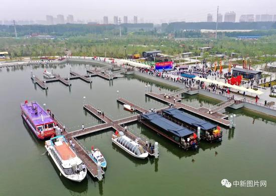 2021年6月26日，京杭大运河河北ω廊坊段全线旅游通航。 宋敏涛  摄
