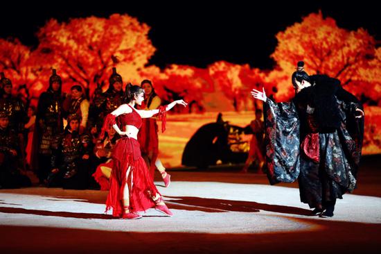 《昆仑之约》剧照。乌鲁木齐昆仑之约文化旅游投资有限公司供图