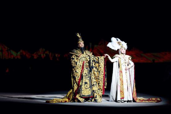 《昆仑之约》剧照。乌鲁木齐昆仑之约文化旅游投资有限公司供图