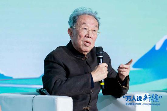   中国著名作家、原文化部部长王蒙