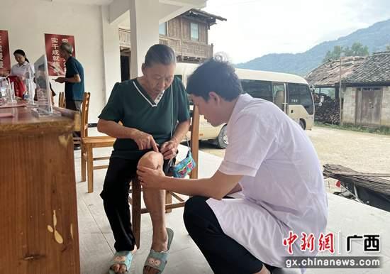 马堤村义诊现场。医院供图