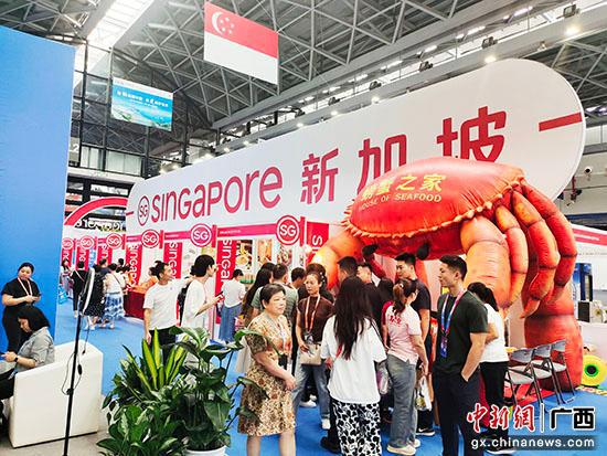 图为第21届中国—东盟博览会展区现场。记者黄艳梅 摄