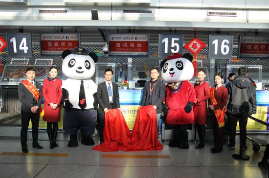 国航系开设专属值机柜台 助力春运 温暖回家之路