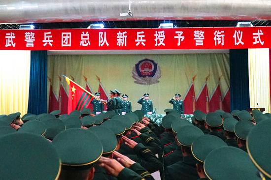 成为光荣的武警战士,他们有话说……