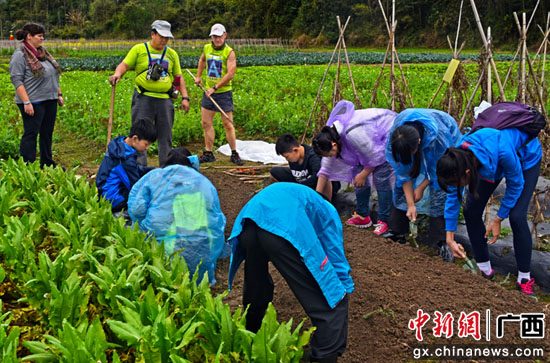 尝试农耕。吕建伟 摄