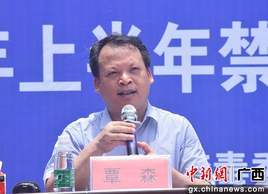 上思县县长覃森.韦世仙 摄