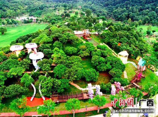 图为青秀山新东区景观-青少年科普研学营地鸟瞰。赖有光 摄 图为青秀山新东区景观-青少年科普研学营地鸟瞰。赖有光 摄