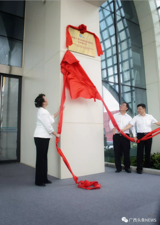 中国(广西)自由贸易试验区钦州港片区正式揭牌 翟李强 摄 中国(广西)自由贸易试验区钦州港片区正式揭牌 翟李强 摄