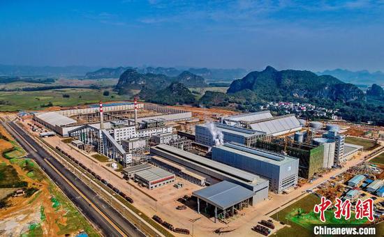 图为首家入驻广西·中国糖业产业园的东亚糖业循环经济综合利用项目。　钟欣 摄