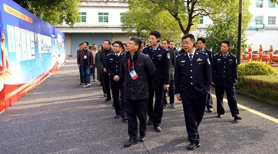 活动现场。  浙江省拱宸强制隔离戒毒所 供图