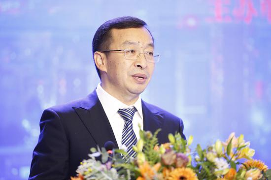 图为：中国新闻社社长陈陆军在致辞。陈宗耀（通讯员） 摄