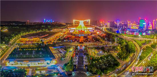图为2019年的南宁国际会展中心。 图为2019年的南宁国际会展中心。