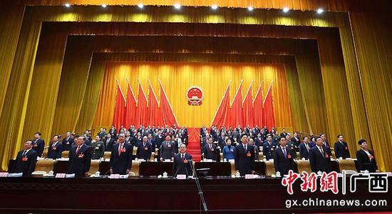 图为开幕大会现场。广西人大供图 图为开幕大会现场。广西人大供图