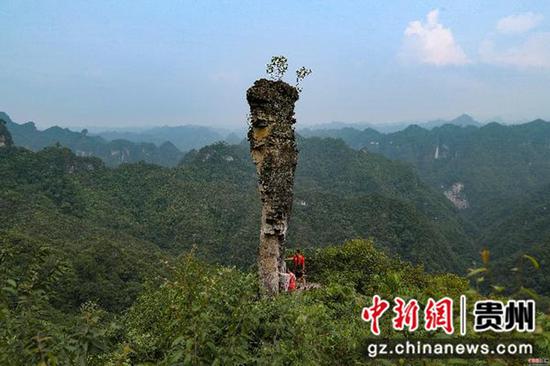 資料圖:世界自然遺產地貴州施秉云臺山。 資料圖:世界自然遺產地貴州施秉云臺山。