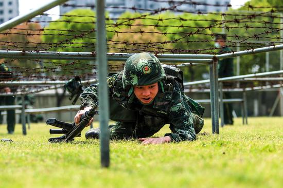练兵正当时 武警嘉兴支队举办"冲锋—2020"军人运动会