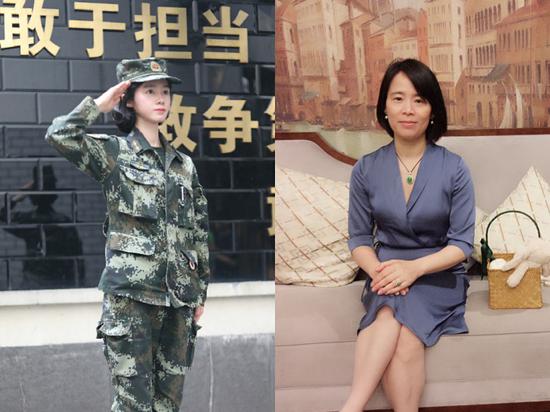 浙江温州武警战士以军礼向母亲致敬