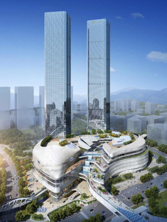 海豚广场效果图 海豚广场效果图