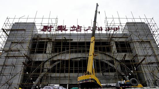 格庫鐵路新疆段第二大站主體竣工