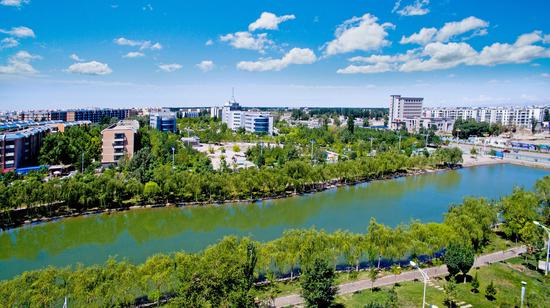 新疆沙雅縣推進公園城市建設 提升群眾幸福指數